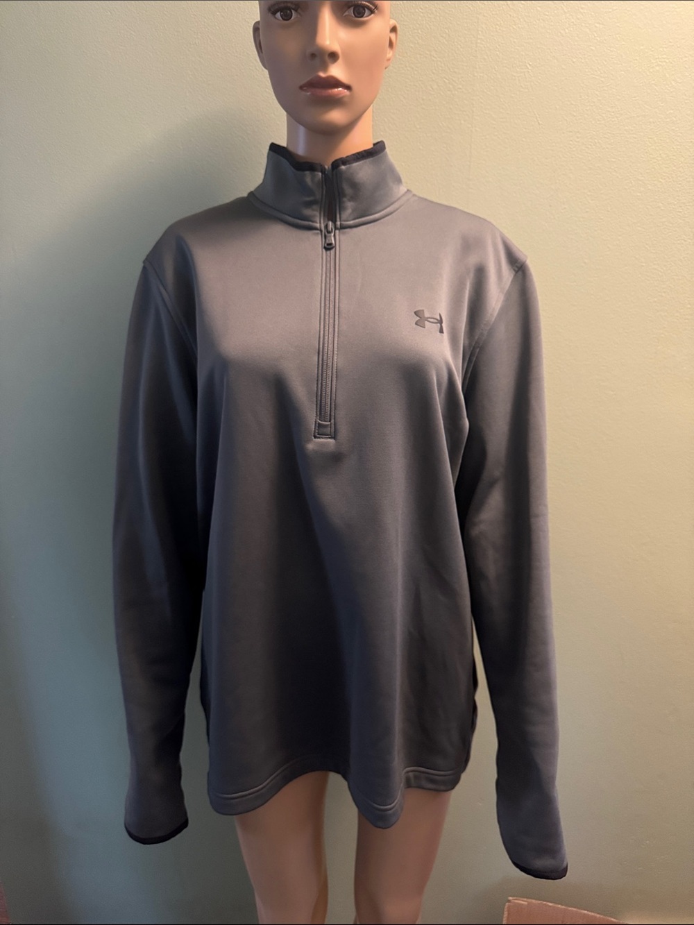 Under Armour Gray Half-Zip Performance Pullover